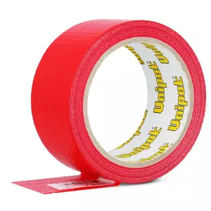 Taśma tekstylna typu Duct 25 m x 48 mm x 0,17 mm czerwona