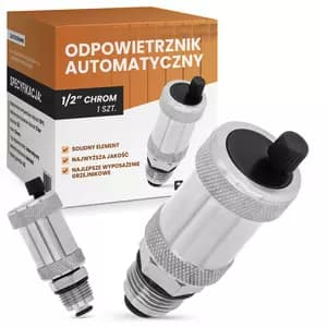 Odpowietrznik automatyczny 1/2'' chrom