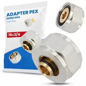Adapter PEX skręcany 16x3/4''