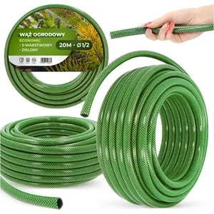 Wąż ogrodowy Economic 3-warstwowy Zielony 1/2'' 20 m